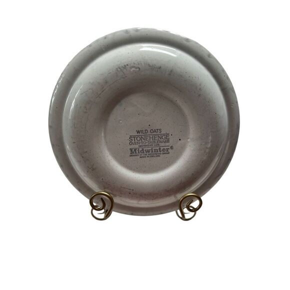 Stonehenge Midwinter Wild Oats 10 1/2" Dinner Plates Set of 2 Some Wear - Picture 9 of 9